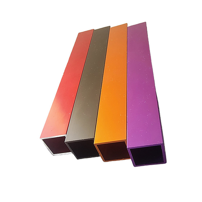 Aluminium extrusieprofiel met kleurrijk geanodiseerd oppervlak voor decoratieve lijn Dorado
