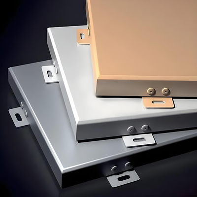 ISO-gecertificeerde op maat gemaakte bouwmaterialen Aluminiumwandbekleding voor decoratie