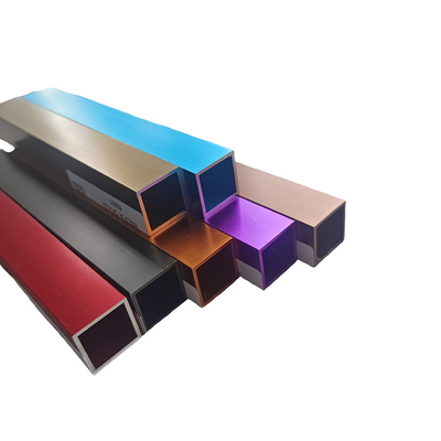 6063 6061 Aluminiumlegeringsgoud geanodiseerde aluminiumstrook voor aangepaste extrusioprofielen