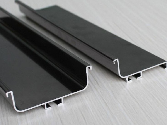 Anhui Shengxin Custom Anodized Bronzen Poedercoating Zwart Aluminium Deur Venster Profiel
