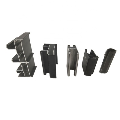 ±1% Tolerantie Extrudeerde aluminiumprofielen voor rolbanden voor dubbele baan schuifdeuren