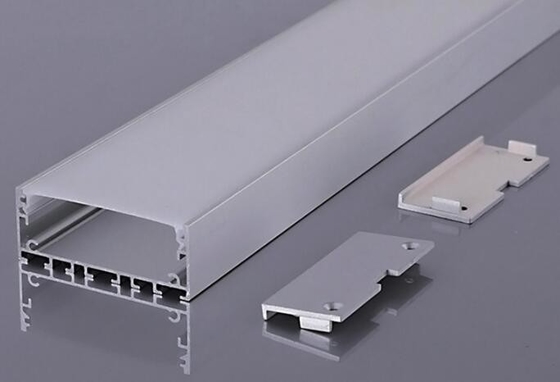 T3-T8 Tempered Aluminium Channel LED Light Profiles voor LED Strip Light Customization