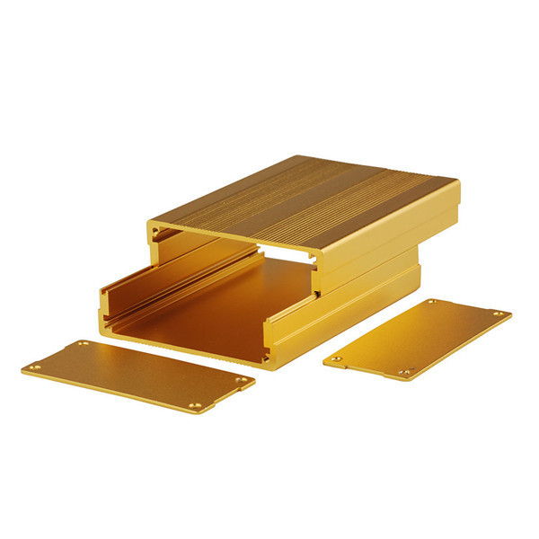 T5 T6 Anodiseerde aluminiumverwarming voor een elektronische doos op de muur die op maat is geëxtrudeerd