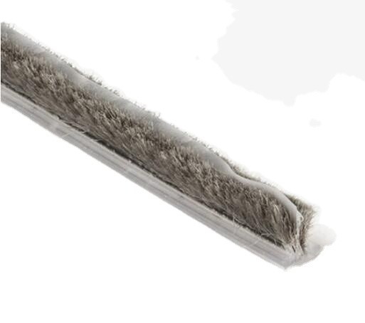 Borsel Weer Stripping Felt Door Borsel Strip voor Modern Schuif Sash Venster in zwart