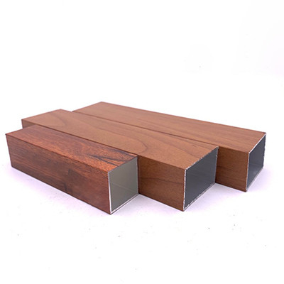 Decoratieve houtkleur aluminium profielen met T3-T8 temperatuur en 0,8 mm-2,0 mm dikte