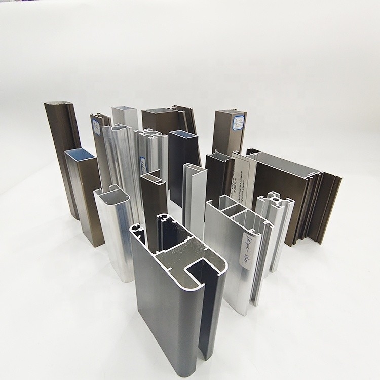 Aluminiumprofielen voor deur-venster lengte 5,8-6,0M aangepast aan uw specificaties