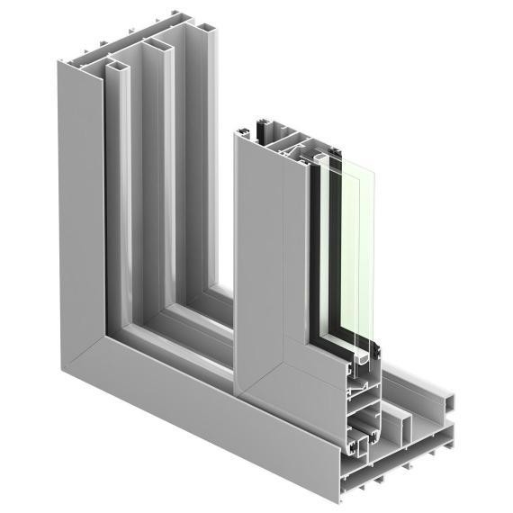 Temperatuur T3-T8 Medera Nicro Blanco Anodiserende aluminium extrusie Venster- en deurprofielen