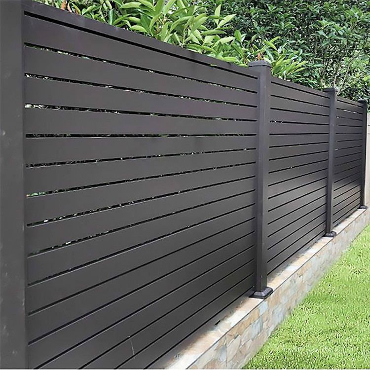 Farm hek Aluminium profiel voor aangepaste kleur decoratieve composiet paneel hek