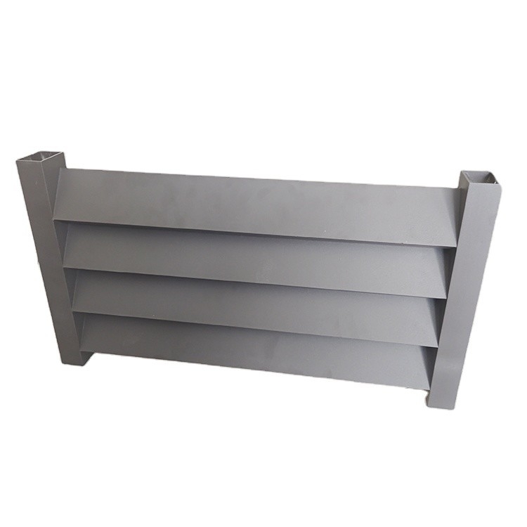 Persoonlijke grootte Poeder gecoate aluminium profielen hek SX109 Temperatuur T3-T8 Custom