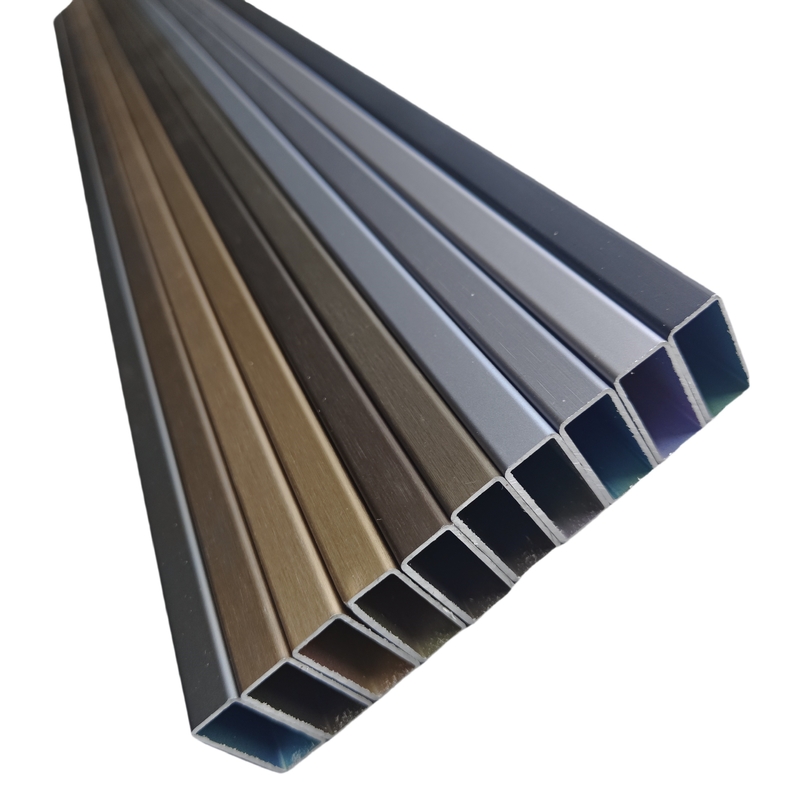 Poedercoating Aluminium Extrusie Profiel voor aangepaste kleur T5 deur in 6000 serie