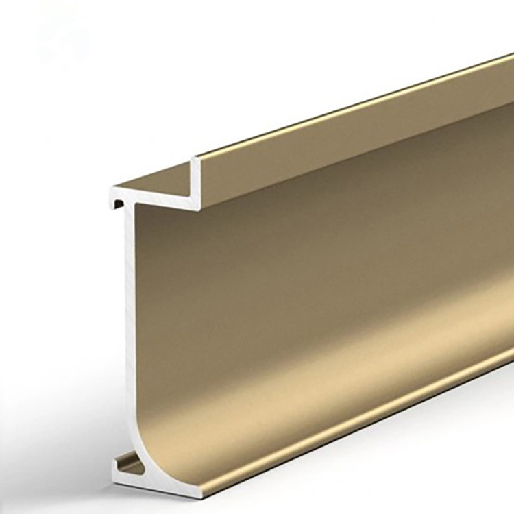 Aluminiumvloerprofielen voor het afdekken van vloeren Aluminiumvloerprofielen voor de overstap van vloeren voor een hoge tolerantie ±1%