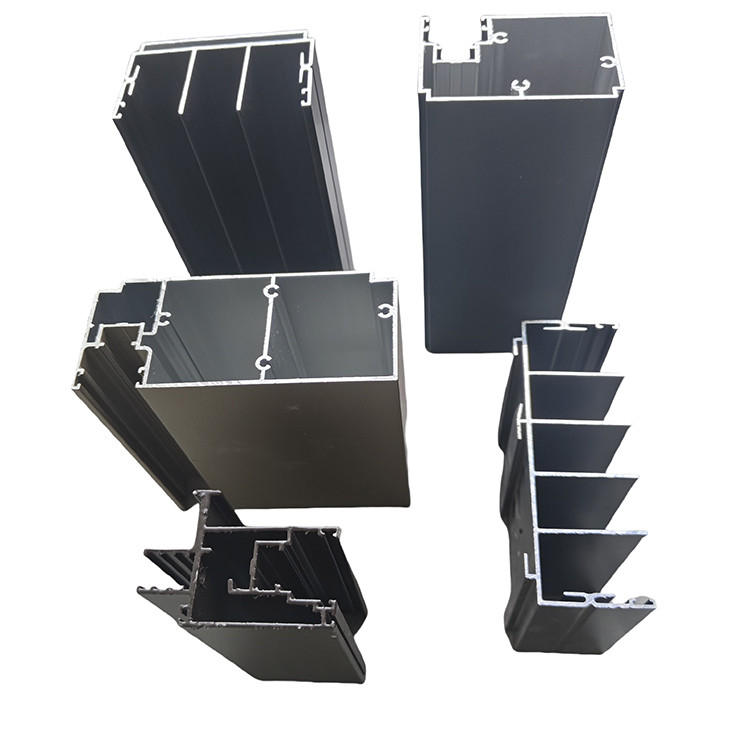 OEM aluminium extrusieprofielen in aangepaste kleuren voor het anodiseren van deuren en ramen