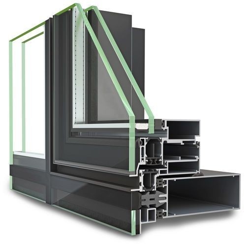 Mill Finish Aluminium Extrusion Profiles voor ramen en deuren Voldoen aan GB Standard Shengxin
