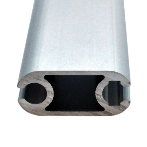 Op maat gemaakte sliver aluminium keder rails spoor voor de klant's Requst 0.8mm-2.0mm dikte