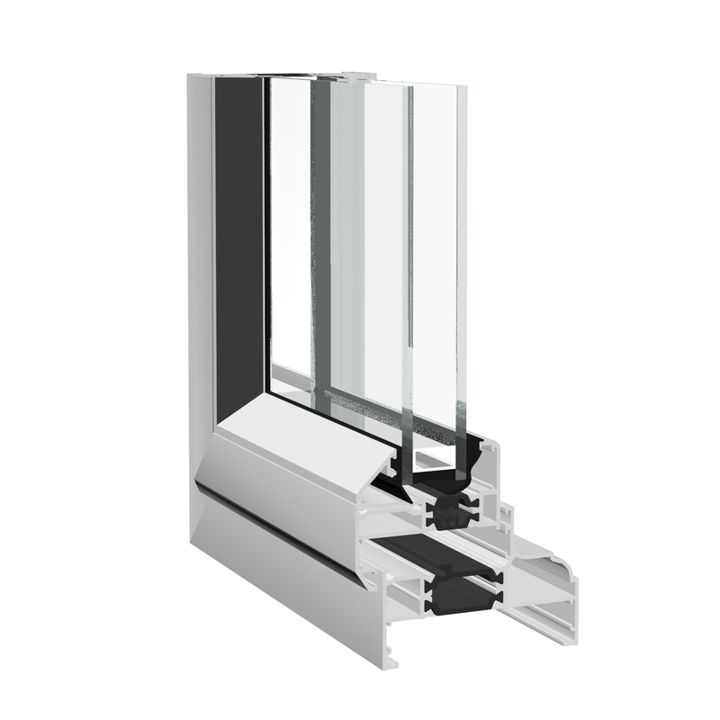 T3-T8 Temper thermische breuk Aluminium profiel draaibank deur en raam van Shengxin
