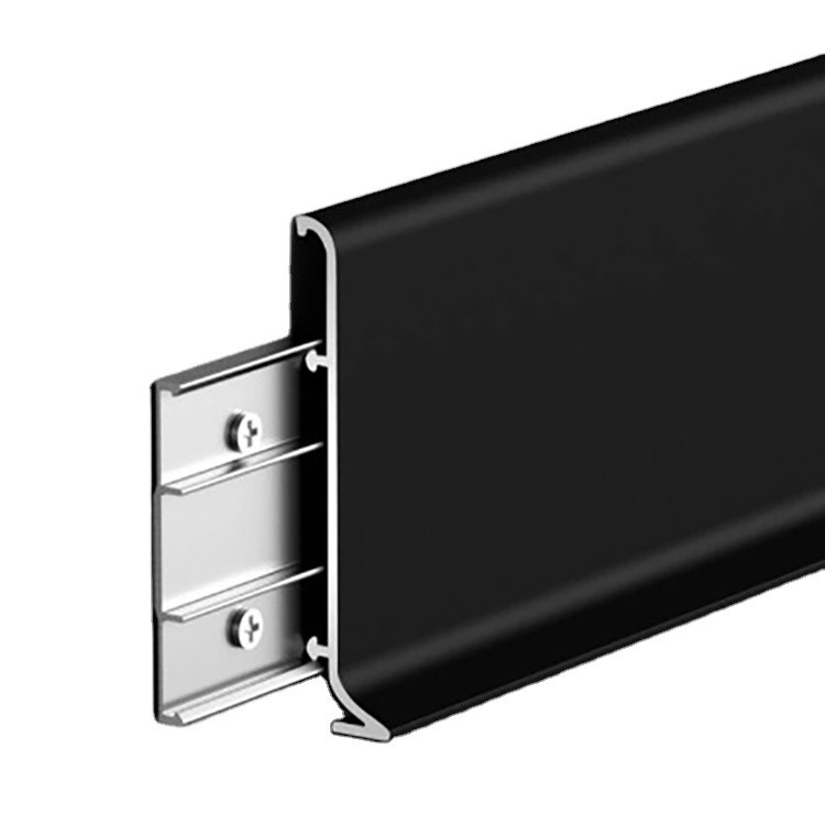 Mill Finish Aluminium LED Baseboard voor aangepaste wandskirting board en vloer trim