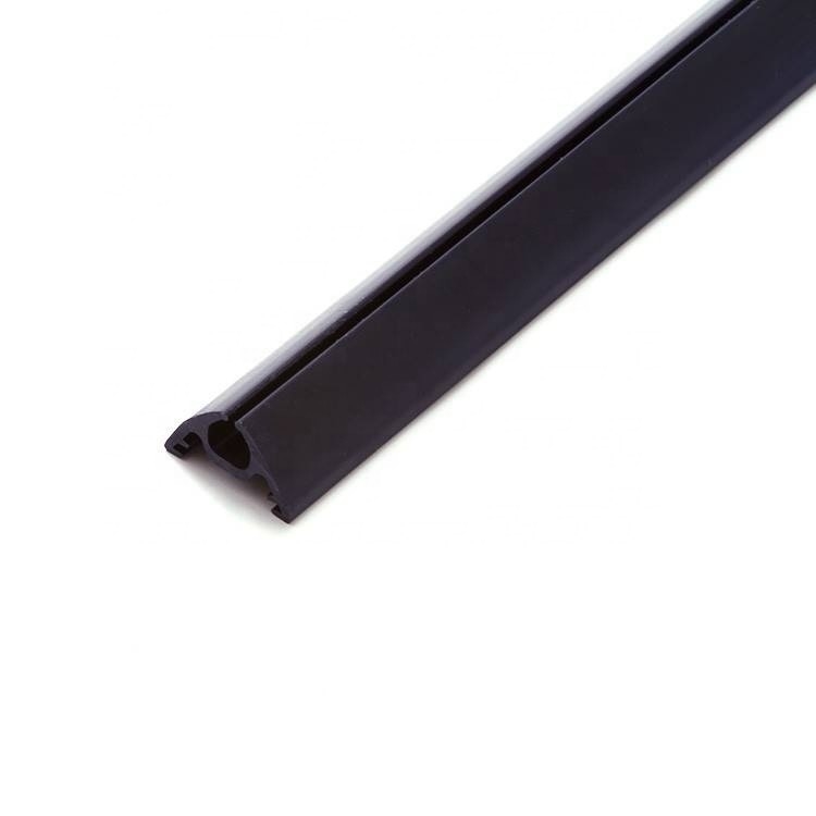 T3-T8 Temperature Decoiling Aluminium Curtain Track Spoorbalen Spoorbanen Accessoires Zwart geanodiseerd