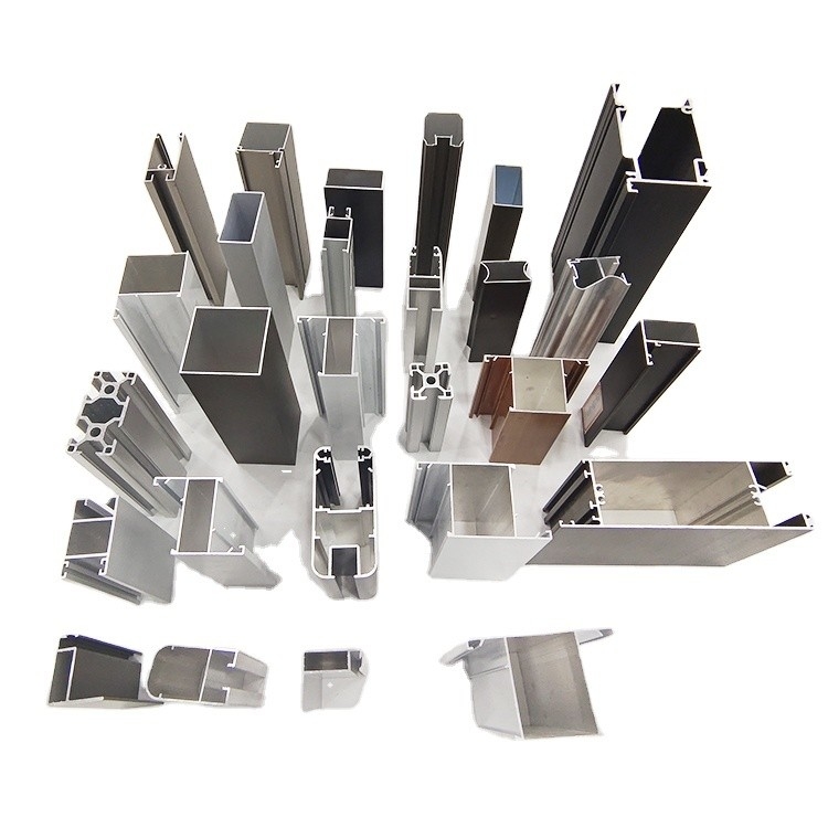 Gepersonaliseerde kleur 6063 geanodiseerd aluminium frame profiel voor ramen en deuren systeem