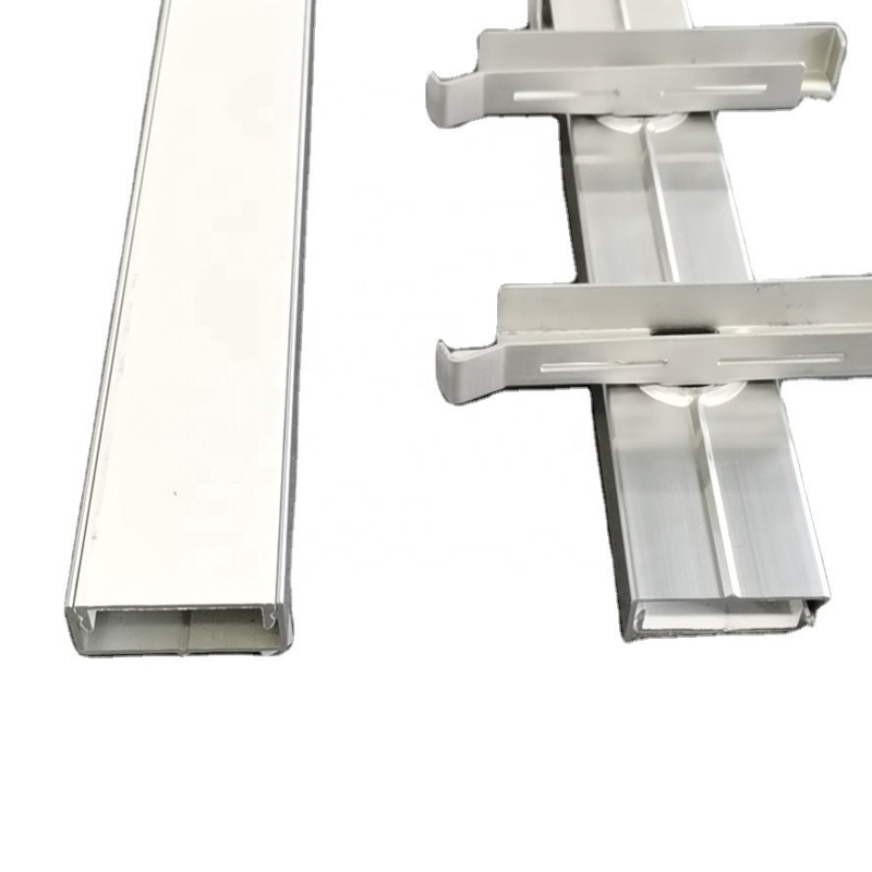 5.8-6.0M Lengte Aluminium hekpaneel Louver System Hardware Kit voor structuurprofiel