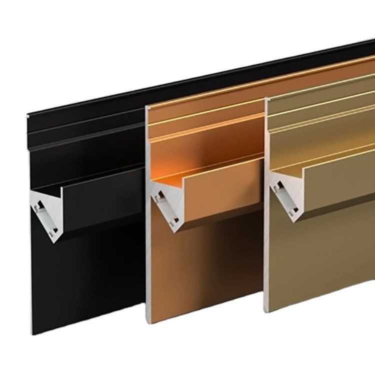 Shengxin zilver wit groen rood geel roklijn Aluminium profiel voor vloer deklaag tegels