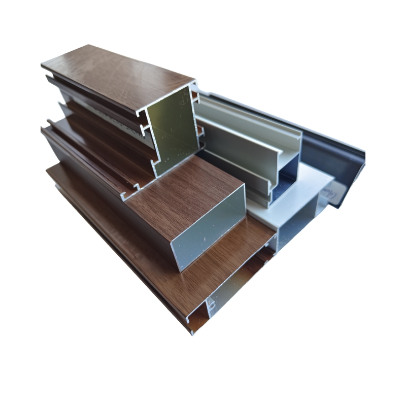6063-T5 Aluminium Frame's Best Grade 6000 Series Anodizing Silver Profiles voor ramen