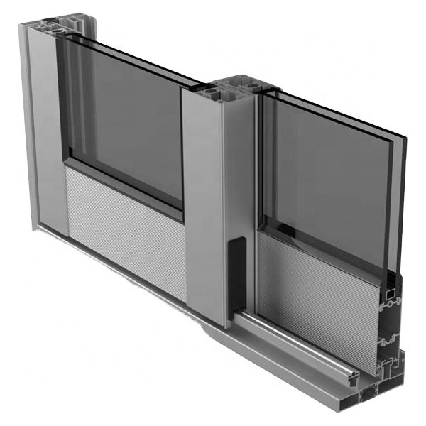 Anhui Shengxin 6063 T5 Aluminium ramen en deuren profiel met wit poedercoating
