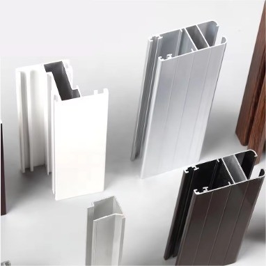 6063 6061 Aluminium legering Vierkante profiel voor aluminium raam en deur in brons kleur