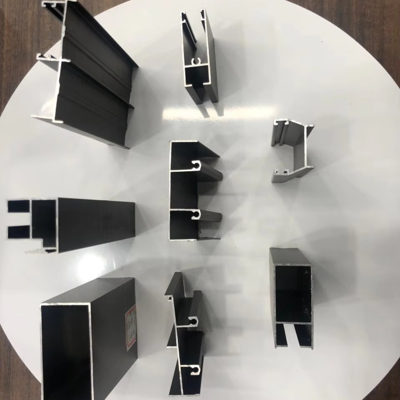 Anhui Shengxin Houten Graan Bolivia Aluminium Venster en deurprofiel met aangepaste anodisering