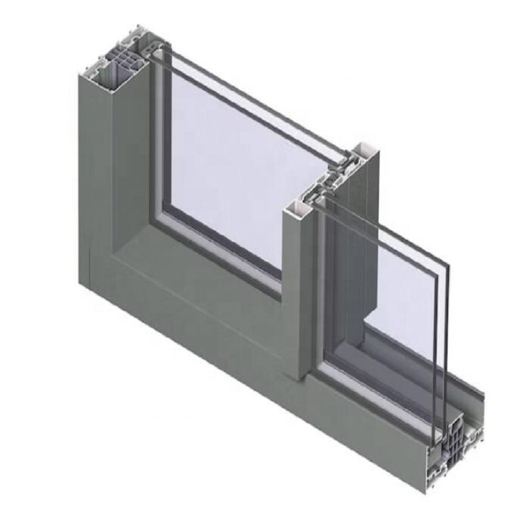 Anodiserende extrusie Aluminium schuifvensters en deurprofielen voor aangepaste kleuren